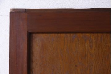 和製アンティーク　ラフジュ工房オリジナルステンドグラス　美しいステンドグラス入り板戸(引き戸、建具)(2)