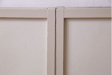 ペイント建具　優しい色合いが素敵な引き戸2枚セット(窓、仕切り戸)(R-026224)