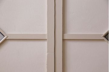 ペイント建具　優しい色合いが素敵な引き戸2枚セット(窓、仕切り戸)(R-026224)