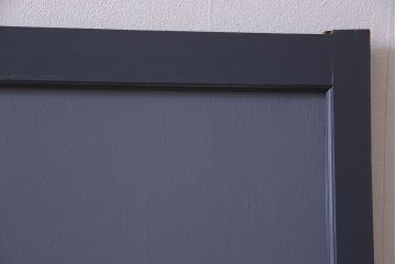 ペイント建具　シックな色合いが素敵な引き戸2枚セット(窓、仕切り戸)(R-026225)