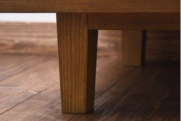 レトロ家具　昭和レトロ　5面ガラス!ナラ材　木味が魅力的なガラスショーケース(飾り棚、陳列棚)