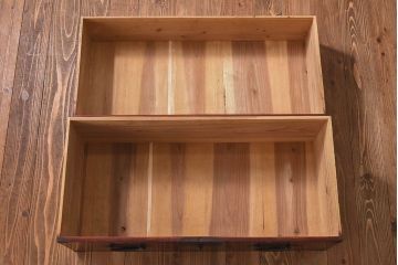 アンティーク家具　和製アンティーク　和モダンな箪笥ローボード(衣装箪笥、引き出し、ローチェスト)