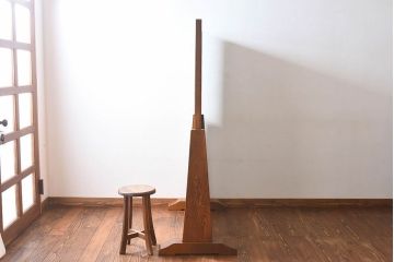 アンティーク雑貨　和製アンティーク　脚付き!特大姿見(鏡、ミラー)