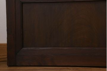 【I様ご成約済み】和製アンティーク　細かな格子のデザインが美しい裏障子付き格子戸(建具、引き戸)4枚セット