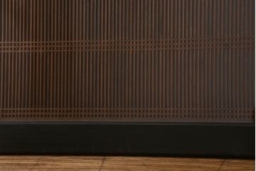 アンティーク雑貨　細かい組子が美しいアンティーク筬欄間(おさらんま、明り取り、明かり取り)