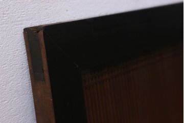 アンティーク雑貨　細かい組子が美しいアンティーク筬欄間(おさらんま、明り取り、明かり取り)