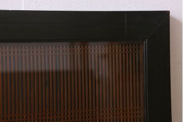 アンティーク雑貨 細かい組子が美しいアンティーク筬欄間(おさらんま、明り取り、明かり取り)