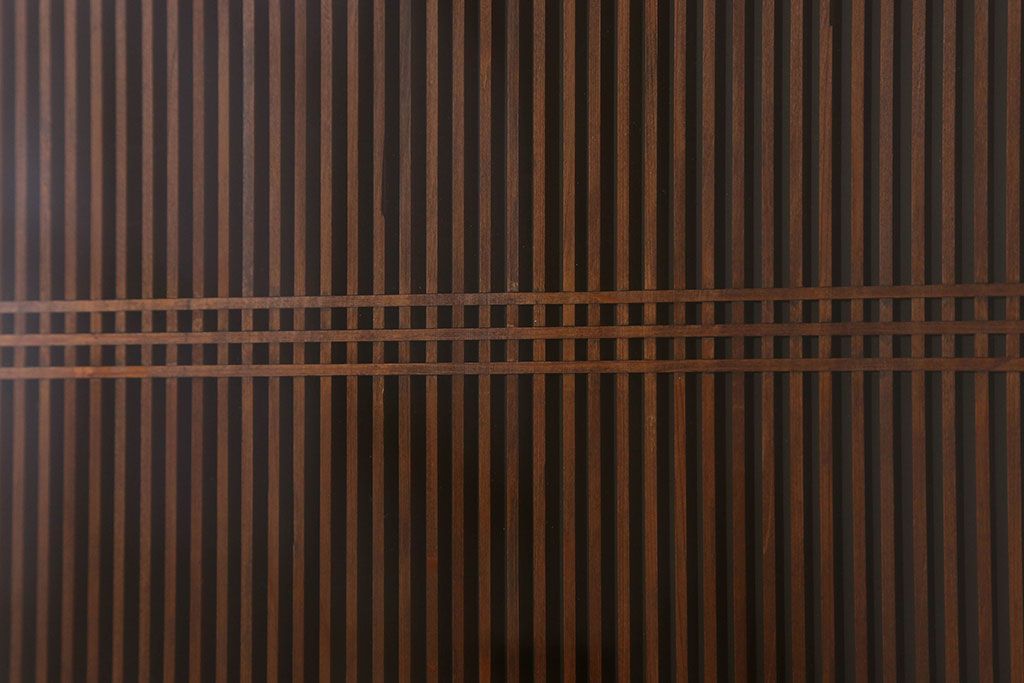 アンティーク雑貨 細かい組子が美しいアンティーク筬欄間(おさらんま、明り取り、明かり取り)