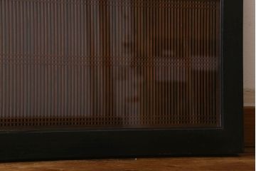 アンティーク雑貨 細かい組子が美しいアンティーク筬欄間(おさらんま、明り取り、明かり取り)