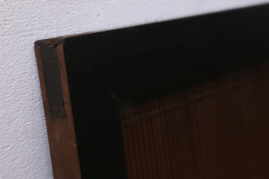 アンティーク雑貨 細かい組子が美しいアンティーク筬欄間(おさらんま、明り取り、明かり取り)