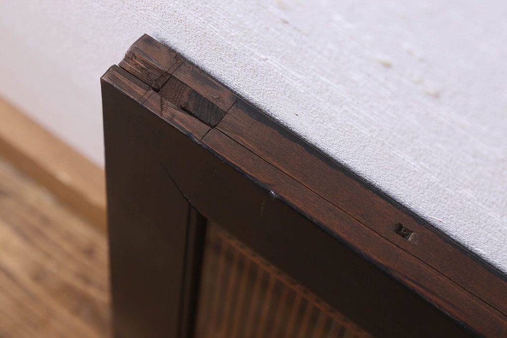 アンティーク雑貨 細かい組子が美しいアンティーク筬欄間(おさらんま、明り取り、明かり取り)