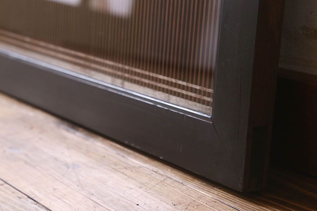 アンティーク雑貨 細かい組子が美しいアンティーク筬欄間(おさらんま、明り取り、明かり取り)