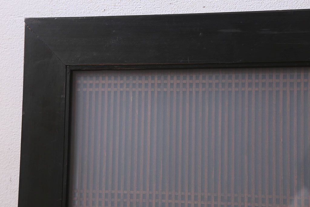 アンティーク雑貨 細かい組子が美しいアンティーク筬欄間(おさらんま、明り取り、明かり取り)