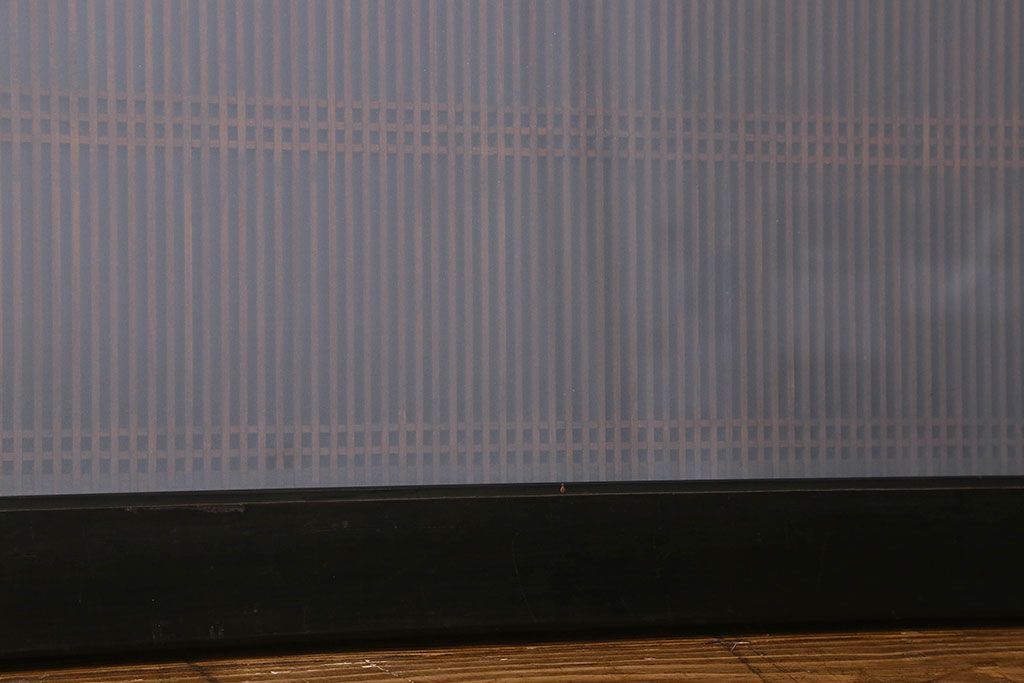 アンティーク雑貨 細かい組子が美しいアンティーク筬欄間(おさらんま、明り取り、明かり取り)