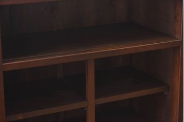 アンティーク家具　和製アンティーク　美しい組子が素敵な収納棚(戸棚、食器棚)