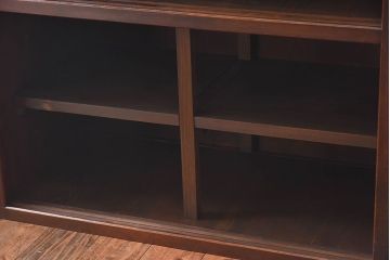 アンティーク家具　和製アンティーク　美しい組子が素敵な収納棚(戸棚、食器棚)