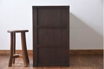 アンティーク家具　和製アンティーク　美しい組子が素敵な収納棚(戸棚、食器棚)