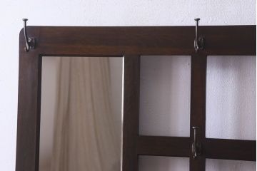 アンティーク雑貨　和製アンティーク　オーク材のシンプルなホールスタンド(傘立て、ハンガー、帽子掛け)