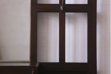 アンティーク雑貨　和製アンティーク　オーク材のシンプルなホールスタンド(傘立て、ハンガー、帽子掛け)