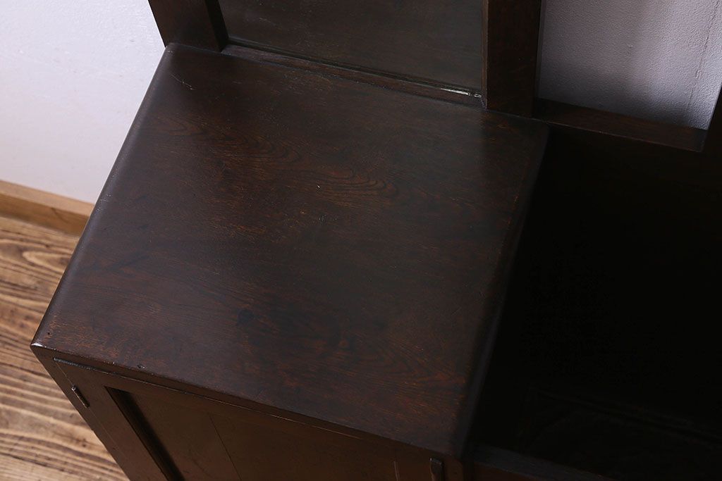 アンティーク雑貨　和製アンティーク　オーク材のシンプルなホールスタンド(傘立て、ハンガー、帽子掛け)