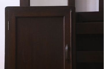 アンティーク雑貨　和製アンティーク　オーク材のシンプルなホールスタンド(傘立て、ハンガー、帽子掛け)