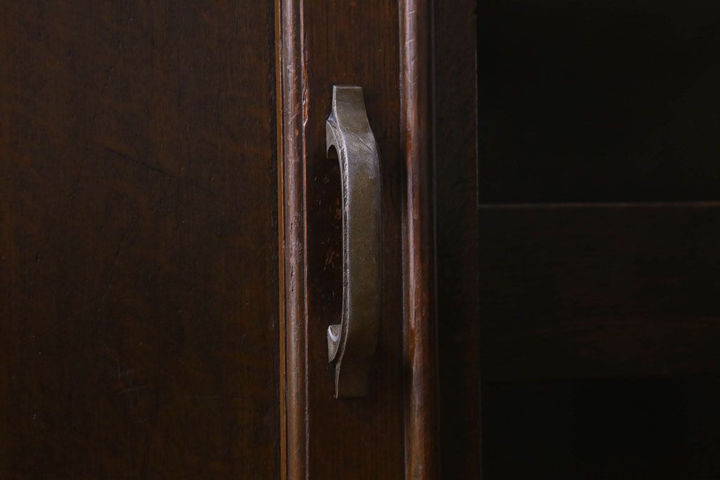 アンティーク雑貨　和製アンティーク　オーク材のシンプルなホールスタンド(傘立て、ハンガー、帽子掛け)