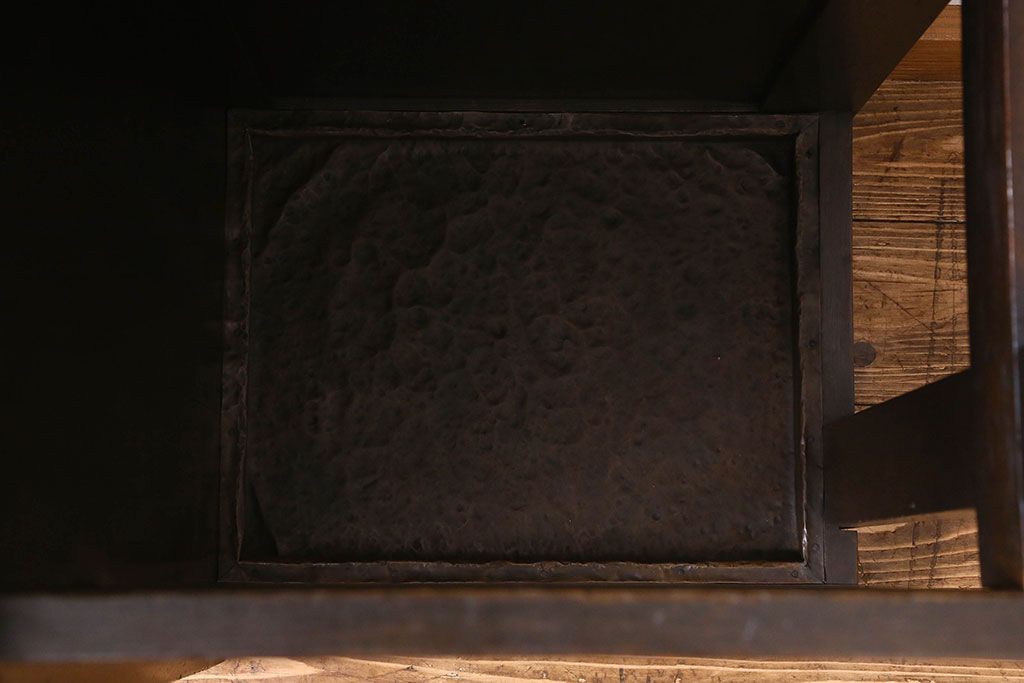 アンティーク雑貨　和製アンティーク　オーク材のシンプルなホールスタンド(傘立て、ハンガー、帽子掛け)