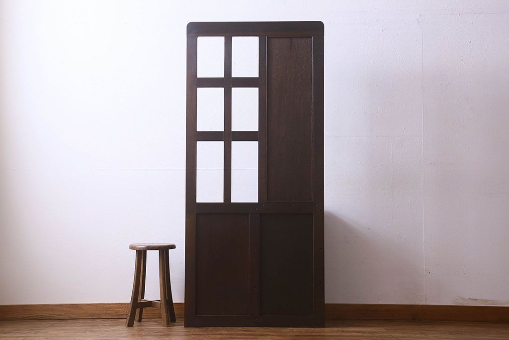 アンティーク雑貨　和製アンティーク　オーク材のシンプルなホールスタンド(傘立て、ハンガー、帽子掛け)