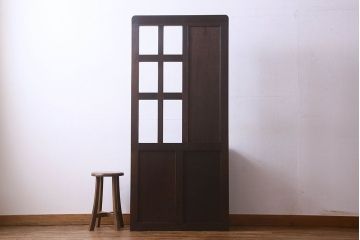 アンティーク雑貨　和製アンティーク　オーク材のシンプルなホールスタンド(傘立て、ハンガー、帽子掛け)