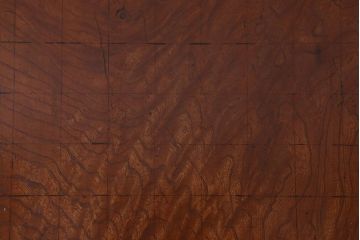 アンティーク雑貨　和製アンティーク　玉杢が美しいケヤキ材の将棋盤(花台、飾り台)