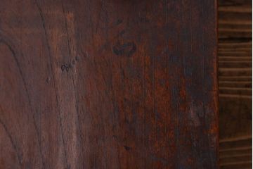 アンティーク雑貨　和製アンティーク　ケヤキ材　味わい深い風合いの将棋盤(花台、飾り台)