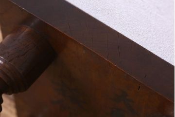 アンティーク雑貨　和製アンティーク　ケヤキ材　味わい深い風合いの将棋盤(花台、飾り台)(1)