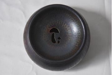 アンティーク雑貨　玉川堂　鎚起銅器　茶器揃(皿、急須、茶筒、建水、茶道具)