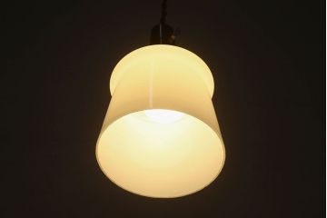 和製アンティーク　使い勝手のよいシンプルなデザインのペンダントライト(天井照明、シェード)