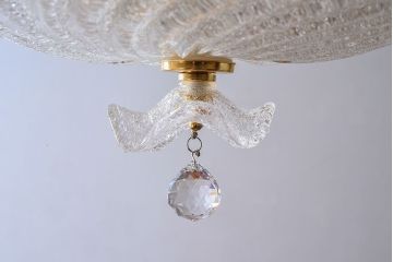中古　イタリア製 MINILUCE(ミニルーチェ) シャンデリア(シーリングライト、天井照明)