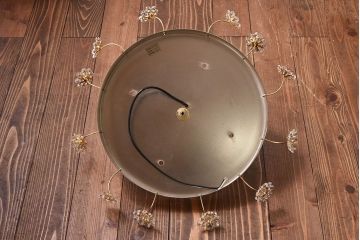 中古　イタリア製 MINILUCE(ミニルーチェ) シャンデリア(シーリングライト、天井照明)