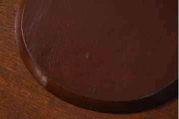 アンティーク雑貨　明治〜大正期　天保通宝　木製木皿(盆)(1)