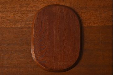 アンティーク雑貨　明治〜大正期　天保通宝　木製木皿(盆)(2)