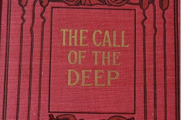 アンティーク雑貨　イギリスアンティーク　THE CALL OF THE DEEP　NISBET　洋書(ブック、古書、本)