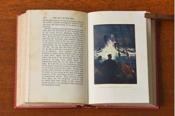 アンティーク雑貨　イギリスアンティーク　THE CALL OF THE DEEP　NISBET　洋書(ブック、古書、本)