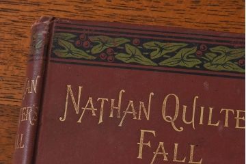 アンティーク雑貨　イギリスアンティーク　NATHAN QUILTER'S FALL　EGLANTON THORNE　洋書(ブック、古書、本)