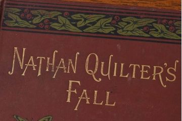 アンティーク雑貨　イギリスアンティーク　NATHAN QUILTER'S FALL　EGLANTON THORNE　洋書(ブック、古書、本)