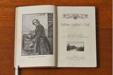 アンティーク雑貨　イギリスアンティーク　NATHAN QUILTER'S FALL　EGLANTON THORNE　洋書(ブック、古書、本)