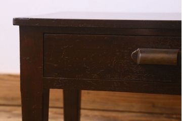 アンティーク雑貨　和製アンティーク　小振りで可愛らしい座卓(飾り台、文机、ローテーブル)