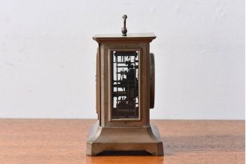 アンティーク雑貨　昭和初期　SEIKO(セイコー)　シックなデザインのゼンマイ式置時計