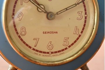 アンティーク雑貨　昭和レトロ　アメリカンカジュアルなお部屋にも合うSEIKO(セイコー)　置時計