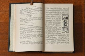 アンティーク雑貨　イギリスアンティーク　The Historians' History of the World　本(洋書、古書、英字本)2冊セット