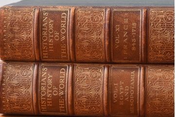 アンティーク雑貨　イギリスアンティーク　The Historians' History of the World　本(洋書、古書、英字本)2冊セット(1)