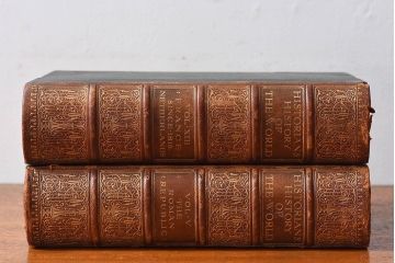 アンティーク雑貨　イギリスアンティーク　The Historians' History of the World　本(洋書、古書、英字本)2冊セット(2)