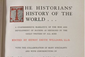 アンティーク雑貨　イギリスアンティーク　The Historians' History of the World　本(洋書、古書、英字本)2冊セット(3)
